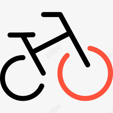 自行车自行车存放处图标
