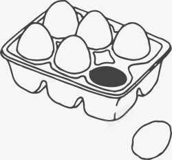 鸡蛋100手绘家居厨房食品等矢量插图合集包Hand素材