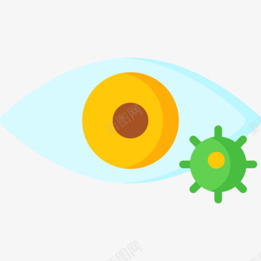 眼睛眼睛病毒传播17手绘细节图标