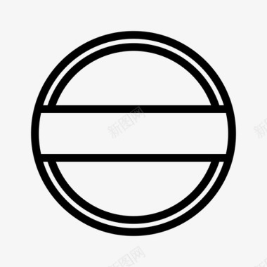 线性图标删除粉扑01图标