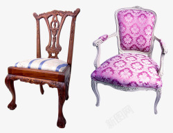 扶手椅椅子家具沙发座位帝国巴洛克风格内政时代房子文素材