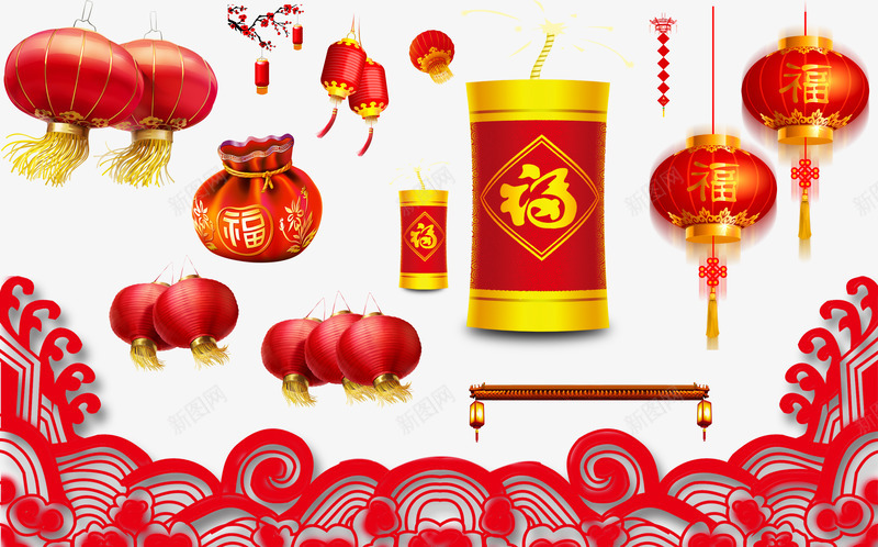 年货灯笼福袋新年小福到了花纹纹理鞭炮png免抠素材_88icon https://88icon.com 年货 灯笼 福袋 新年 小福 到了 花纹 纹理 鞭炮