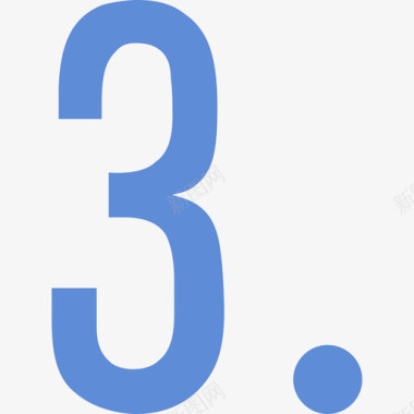 火焰数字3数字3图标