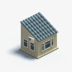 C4d建筑3D立体模型素材