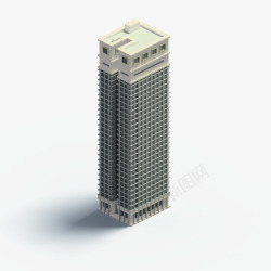 C4d建筑3D立体模型素材