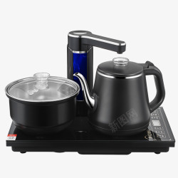 电茶炉全自动上水壶电热烧水壶家用智能电茶壶茶具电磁茶炉泡高清图片