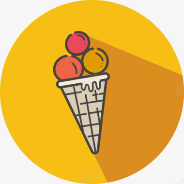冰淇淋冰淇淋图标