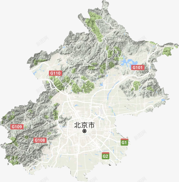 北京市地形地图北京市谷歌地形地图png免抠素材_88icon https://88icon.com 北京市 地形 地图 谷歌