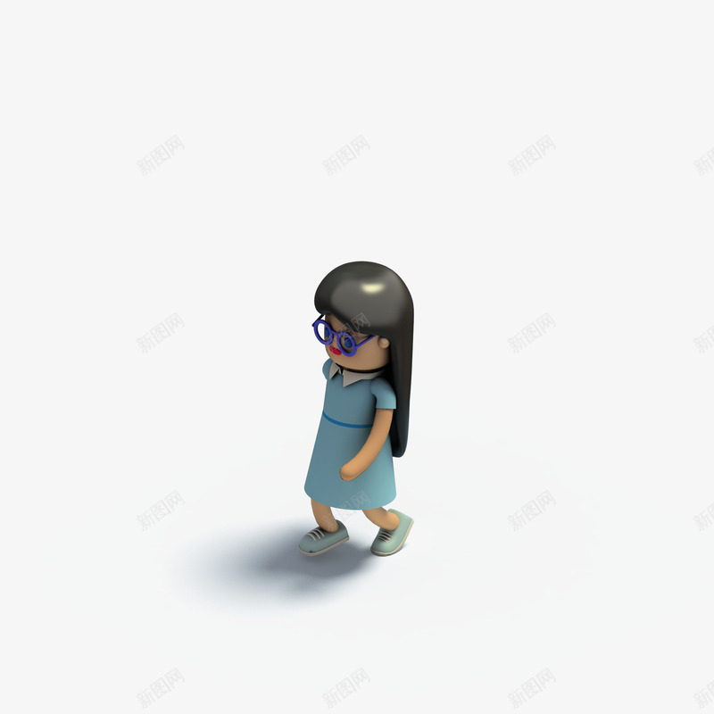 C4D人物小孩3D立体模型png免抠素材_88icon https://88icon.com 人物 小孩 立体 模型