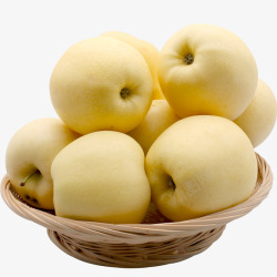 一箱苹果黄元帅苹果黄金帅香蕉粉苹果刮泥现季水果5斤一箱苹果高清图片