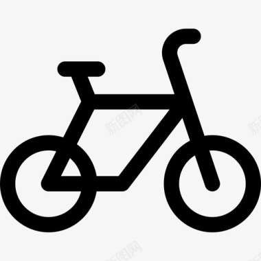 线型自行车荷兰41直线型图标