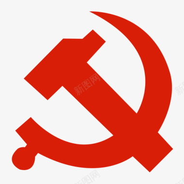 红色党建党建图标