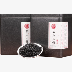 正山小种红茶特级浓香型罐装正宗武夷山高品质散装茶叶素材