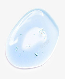 蓝色水泡素材