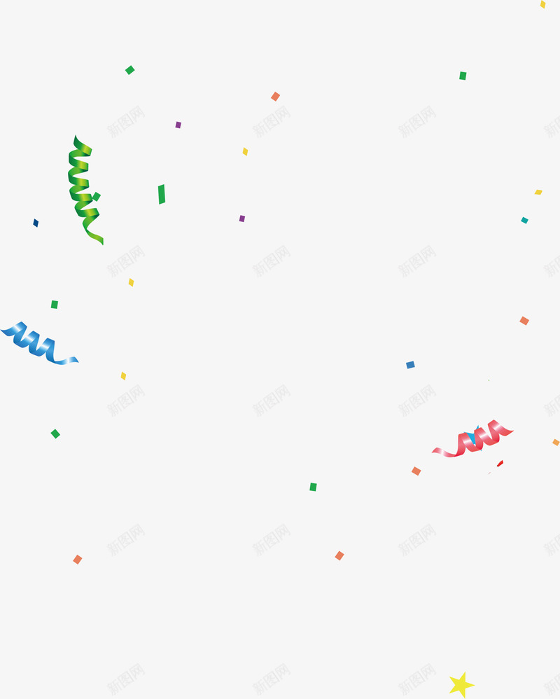 彩色丝带矢量小物件漂浮物png免抠素材_88icon https://88icon.com 漂浮 丝带 绿色 红色 蓝色 矢量 小物件 漂浮物