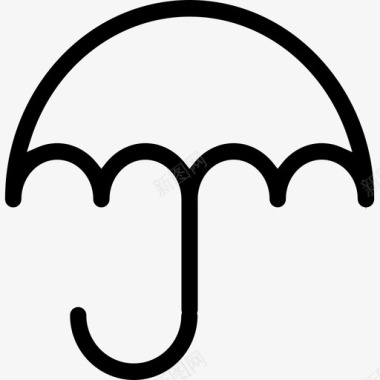 保障保障雨伞图标