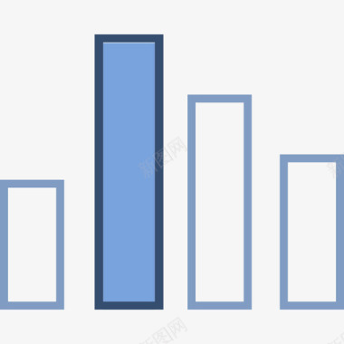 S002icon柱状图s图标