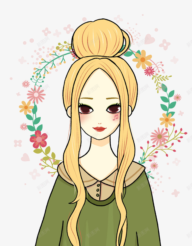 插画美女小女孩可爱小清新清纯少女美少女1283png免抠素材_88icon https://88icon.com 少女 插画 美女 小女孩 可爱 爱小 清新 清纯