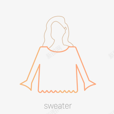 毛衣打底衫sweater图标