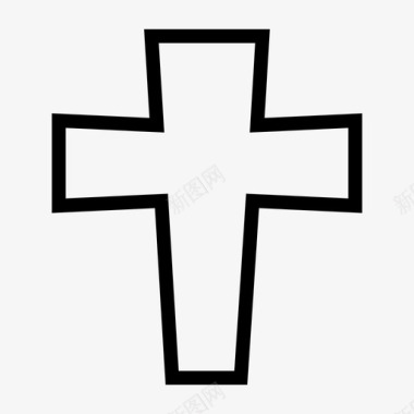 十字架基督教宗教图标