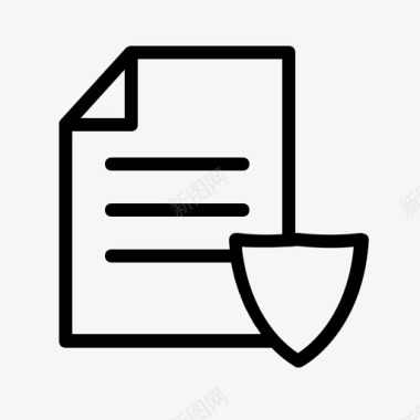 安全防护安全锁定保护图标