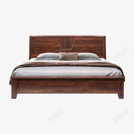 现代中式乌金木实木床简约意式小户型双人床15米18png免抠素材_88icon https://88icon.com 现代 中式 乌金 金木 实木 木床 简约 意式 小户 户型 双人床