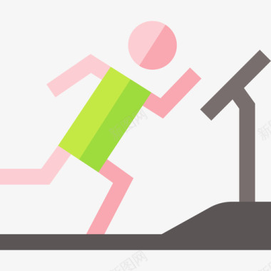 阿迪达斯运动标志运动健康100平坦图标