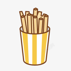 日式夏日祭手绘卡通可爱人物物品装饰透明免扣图案37素材