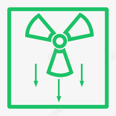 放射性标志过量空气系数图标