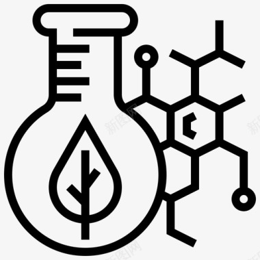 无色素叶绿素化学萃取图标