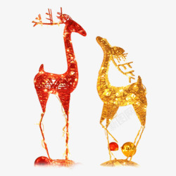 圣诞节装饰品铁艺鹿藤鹿圣诞装饰鹿大型摆件场景布置橱素材