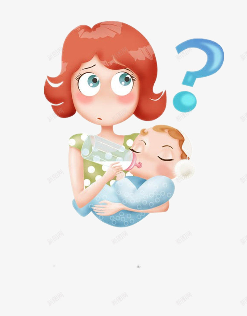 卡通母婴喂奶png免抠素材_88icon https://88icon.com 卡通 母婴 喂奶