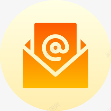 邮件标志电子邮件商务537通知图标