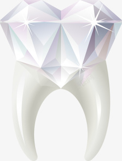 牙齿钻石素材