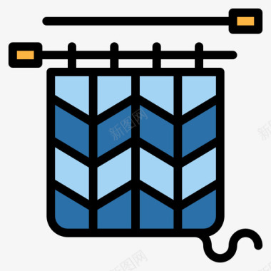 针织全棉针织爱好27线颜色图标