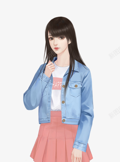 乖巧女生常服png免抠素材_88icon https://88icon.com 乖巧 女生 常服