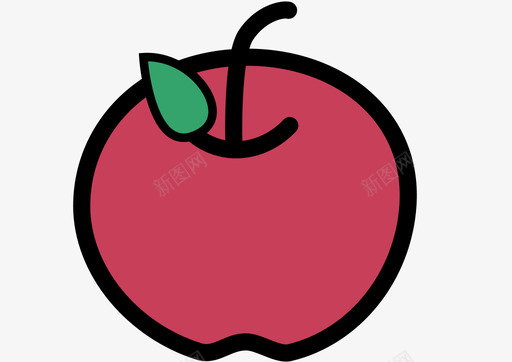 苹果免扣PNG苹果图标