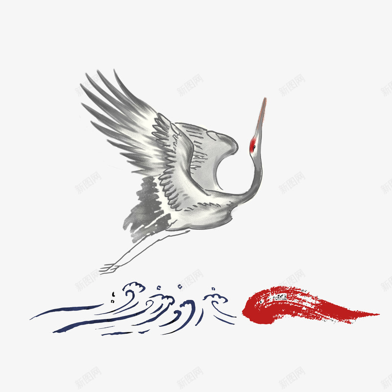 中国风仙鹤丹顶鹤古风古典免扣透明装饰PS设计png免抠素材_88icon https://88icon.com 中国 国风 仙鹤 丹顶鹤 古风 古典 免扣 透明 装饰设计