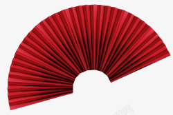 红色折扇效果素材