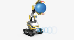 变形工程车系列STEM教育智能编程积木机器人素材