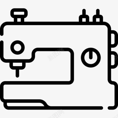 劳动美缝纫劳动节37线性图标