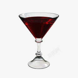 一杯红葡萄酒透明玻璃红色葡萄酒素材