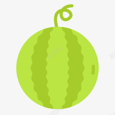 水果西瓜水果和蔬菜9平的图标