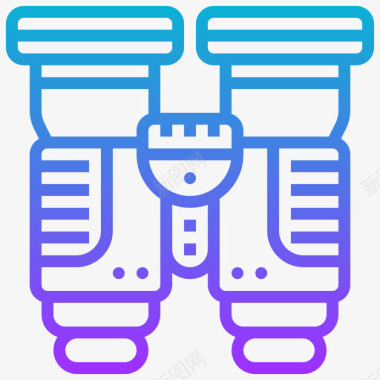 望远镜双筒望远镜地理46坡度图标