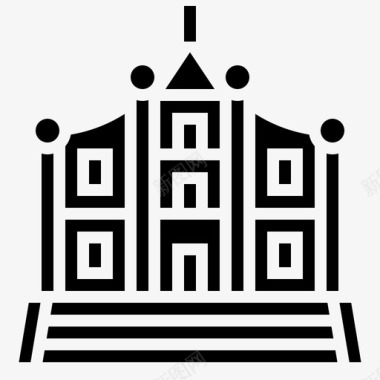 澳门圣保罗大教堂地标48雕文图标
