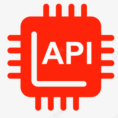 接口层银行提供专属API接口图标
