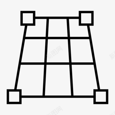 透视网格网格透视图像编辑图标