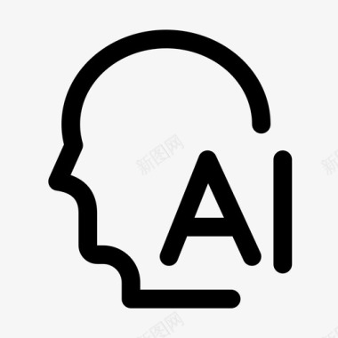 AI背景素材AI图标
