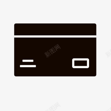 信用卡宣传册色块信用卡6图标