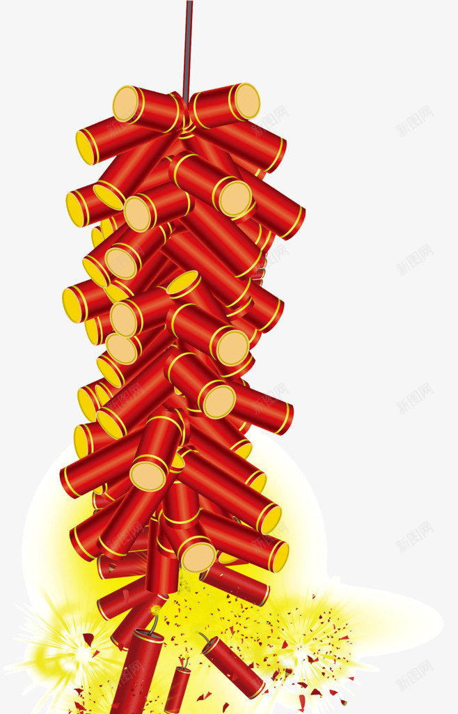 鞭炮烟花爆竹png免抠素材_88icon https://88icon.com 烟花爆竹 鞭炮